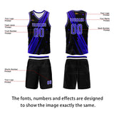 Custom Black Purple Basketball Jersey Uniform Suit Printed Your Logo Name Number