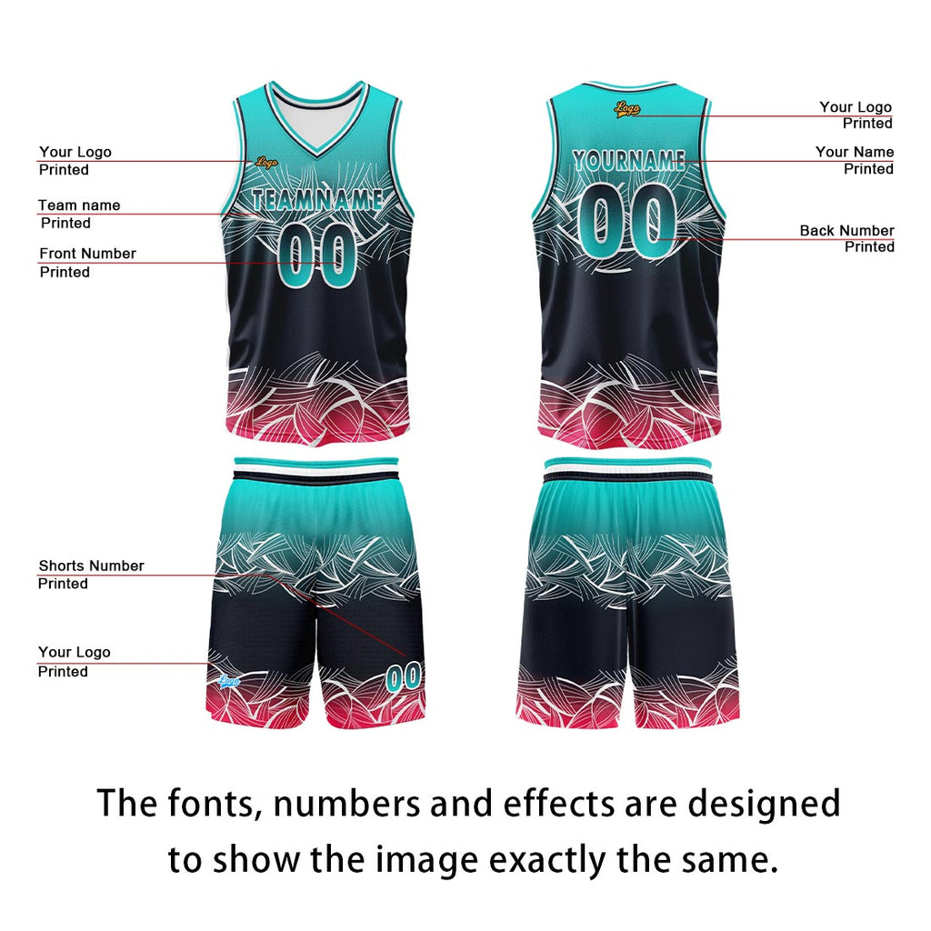Custom Azure Blue Basketball Jersey Uniform Suit Printed Your Logo Name Number enthsush