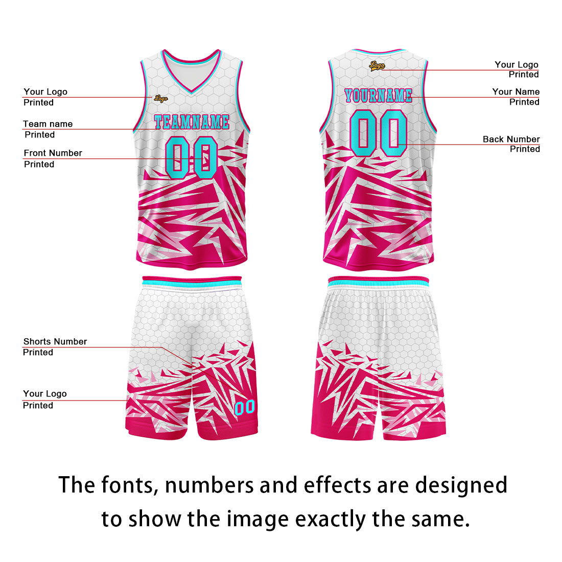 Custom Powder Blue Basketball Jersey Uniform Suit Printed Your Logo Name Number enthsush