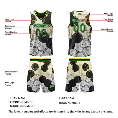 Custom Black Yellow Reversible Basketball Suit for Adults and Kids Personalized Jersey enthsush