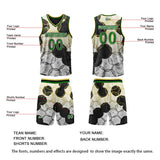 Custom Black Yellow Reversible Basketball Suit for Adults and Kids Personalized Jersey