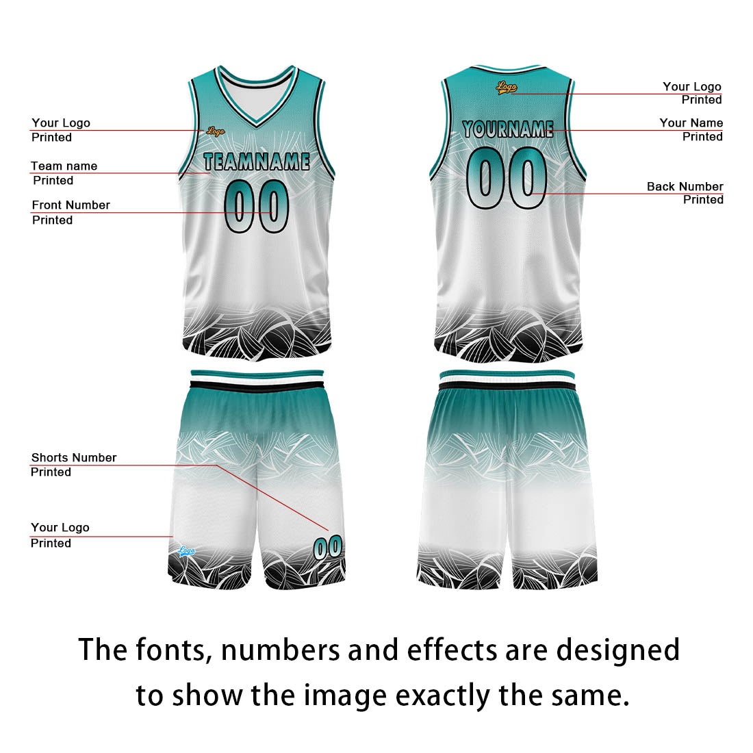 Custom Blue White Basketball Jersey Uniform Suit Printed Your Logo Name Number enthsush
