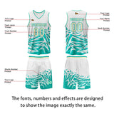 Custom Blue Beige Basketball Jersey Uniform Suit Printed Your Logo Name Number