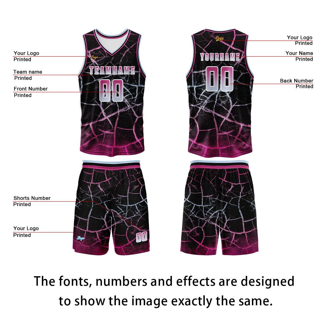 Custom Powder Blue Basketball Jersey Uniform Suit Printed Your Logo Name Number enthsush