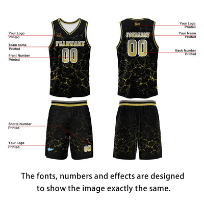 Custom Yellow Basketball Jersey Uniform Suit Printed Your Logo Name Number enthsush
