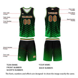 Custom  Green Brown Basketball Jersey Uniform Suit Printed Your Logo Name Number