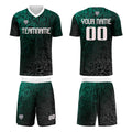 Custom Cyan Silver Jerseys for Men Women Personalized Soccer Uniforms for Adult and Kid enthsush