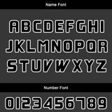 Custom Black Basketball Jersey Uniform Suit Printed Your Logo Name Number