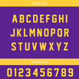 Custom Yellow Purple Basketball Soccer Football Shooting Long T-Shirt for Adults and Kids