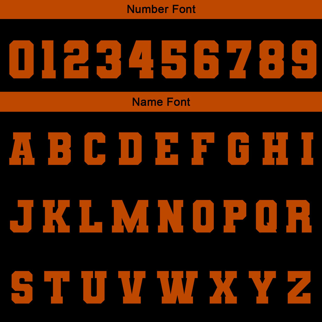 Custom Black Dark Orange Waterproof Varsity Jackets Personalized Stitched Name Number Logo to Letterman Jackets enthsush