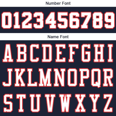 Custom Stitched Basketball Jersey for Men, Women And Kids Navy-White-Red enthsush