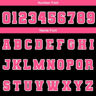 Custom Black Pink White Waterproof Varsity Jackets Personalized Stitched Name Number Logo to Letterman Jackets enthsush