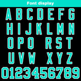 Custom Black Cyan Football Jersey Personalized Football Shirts for Men Women  Printed Team Name Number Logo