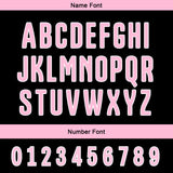 Custom Black Pink Reversible Football Jersey Personalized Gradient Football Shirts for Men Printed Team Name Number Logo