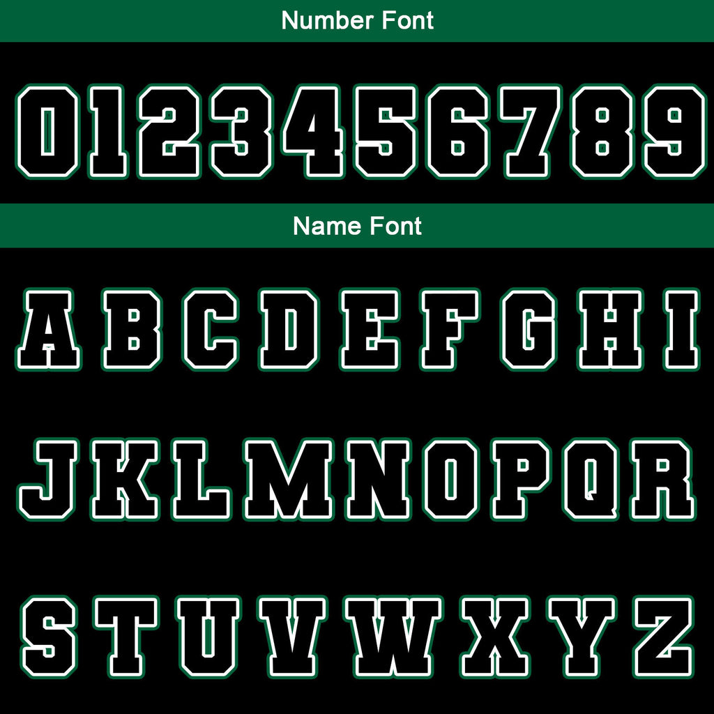 Custom Black White Green Waterproof Varsity Jackets Personalized Stitched Name Number Logo to Letterman Jackets enthsush