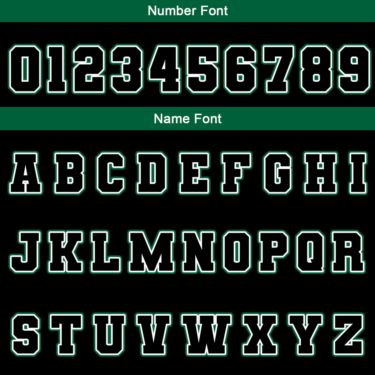 Custom Black White Green Waterproof Varsity Jackets Personalized Stitched Name Number Logo to Letterman Jackets enthsush