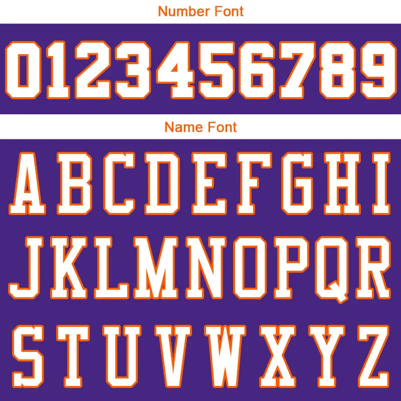 Custom Stitched Basketball Jersey for Men, Women And Kids Purple-White-Orange-Gray enthsush