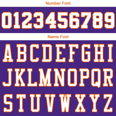 Custom Stitched Basketball Jersey for Men, Women And Kids Purple-White-Orange-Gray enthsush