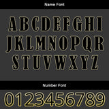 Custom Black Yellow Jerseys for Men Women Personalized Soccer Uniforms for Adult and Kid