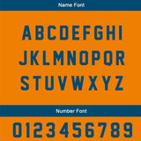 Custom Blue Orange Basketball Soccer Football Shooting Long T-Shirt for Adults and Kids