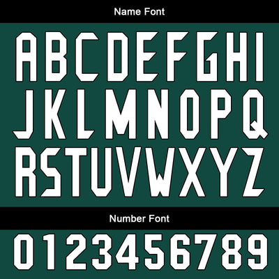 Custom Green Basketball Jersey Uniform Suit Printed Your Logo Name Number enthsush