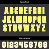 Custom Black Yellow Jerseys for Men Women Personalized Soccer Uniforms for Adult and Kid