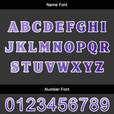 Custom Purple Black Soccer Jerseys for Men Women Personalized Soccer Uniforms for Adult and Kid