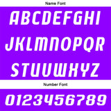 Custom Bright Purple White Basketball Soccer Football Shooting Long T-Shirt for Adults and Kids