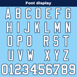 Custom Blue Navy Football Jersey Personalized Football Shirts for Men Women  Printed Team Name Number Logo