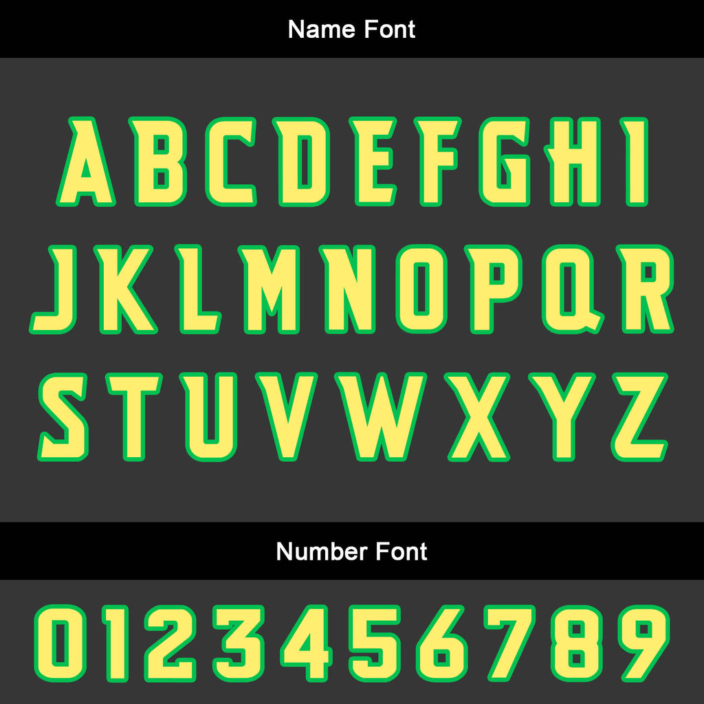 Custom Green Yellow Basketball Jersey Uniform Suit Printed Your Logo Name Number enthsush