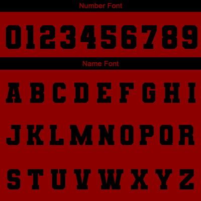 Custom Black Red Waterproof Varsity Jackets Personalized Stitched Name Number Logo to Letterman Jackets enthsush
