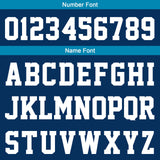 Custom Dark Blue Sleeve Hoodies for Men Women Shirts with Hoods Printed Name Logo