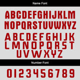 Custom White Red Gray Jerseys for Men Women Personalized Soccer Uniforms for Adult and Kid