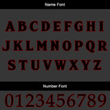 Custom Black Red Soccer Jerseys for Men Women Personalized Soccer Uniforms for Adult and Kid