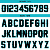 Custom Aqua Sleeve Hoodies for Men Women Shirts with Hoods Printed Name Logo