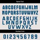 Custom Dark Blue Orange Jerseys for Men Women Personalized Soccer Uniforms for Adult and Kid