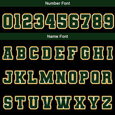 Custom Black Drak Green Yellow Waterproof Varsity Jackets Personalized Stitched Name Number Logo to Letterman Jackets enthsush
