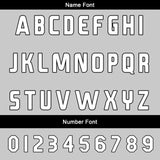 Custom Black Grey Reversible Football Jersey Personalized Gradient Football Shirts for Men Printed Team Name Number Logo