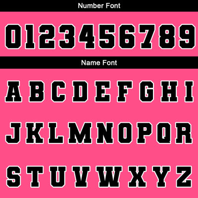 Custom Black Pink White Waterproof Varsity Jackets Personalized Stitched Name Number Logo to Letterman Jackets enthsush