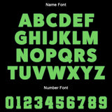 Custom Green Light Blue Jerseys for Men Women Personalized Soccer Uniforms for Adult and Kid