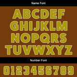 Custom Brown Black Jerseys for Men Women Personalized Soccer Uniforms for Adult and Kid