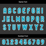 Custom Black Blue Basketball Jersey Uniform Suit Printed Your Logo Name Number