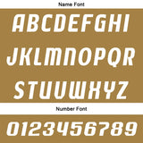 Custom Gold White Basketball Soccer Football Shooting Long T-Shirt for Adults and Kids