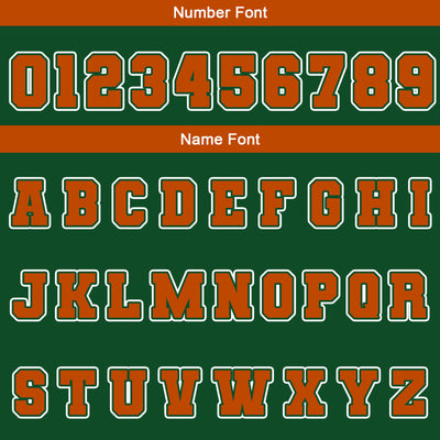 Custom Green White Orange Waterproof Varsity Jackets Personalized Stitched Name Number Logo to Letterman Jackets enthsush