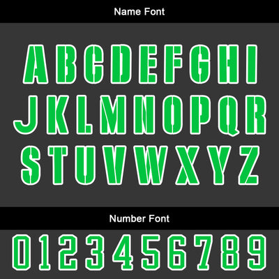 Custom Black Green Basketball Jersey Uniform Suit Printed Your Logo Name Number enthsush