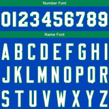 Custom Blue Green Sweatshirt Hoodie For Men Women Girl Boy Print Your Logo Name Number