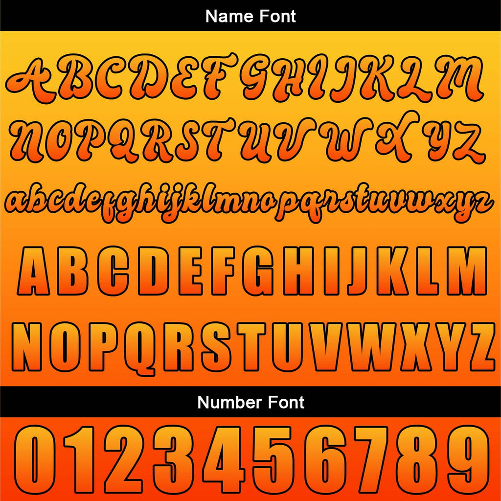 Custom Orange Jersey Personalized Baseball Shirt for Men Women Kids Youth enthsush