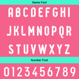 Custom Green Pink Reversible Football Jersey Personalized Gradient Football Shirts for Men Printed Team Name Number Logo