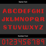 Custom Black Red Jerseys for Men Women Personalized Soccer Uniforms for Adult and Kid
