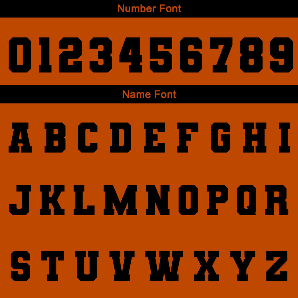 Custom Black Dark Orange Waterproof Varsity Jackets Personalized Stitched Name Number Logo to Letterman Jackets enthsush